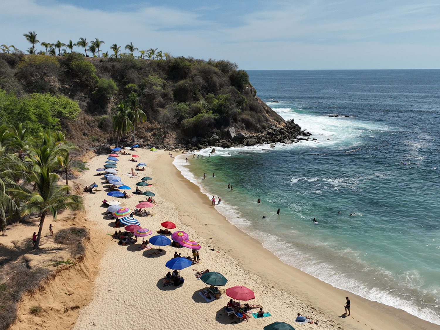 coral is one of the popular beaches in puerto escondido