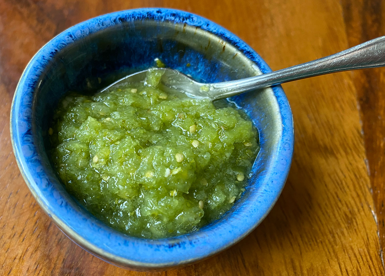 salsa verde is a go-to salsa at zandoyo