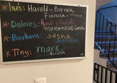 guests visit from around the world