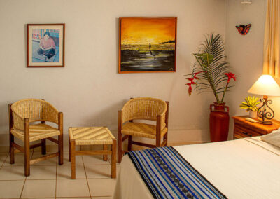 A sitting area in the room Dolores at Zandoyo Bed & Breakfast