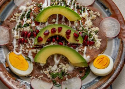 Enfrijoladas made with our own bean recipe