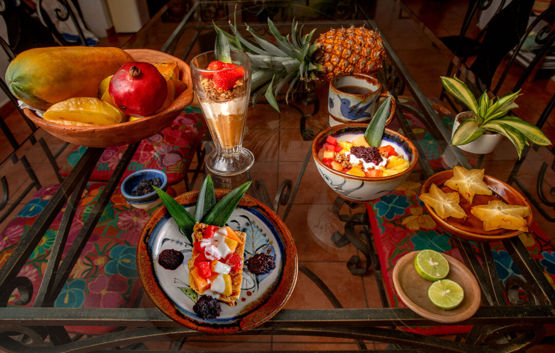 fruit dishes at zandoyo