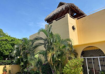The palapa, or upstairs deck, is a nice place to catch a cool breeze