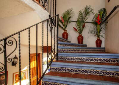 stairs to the second floor at zandoyo
