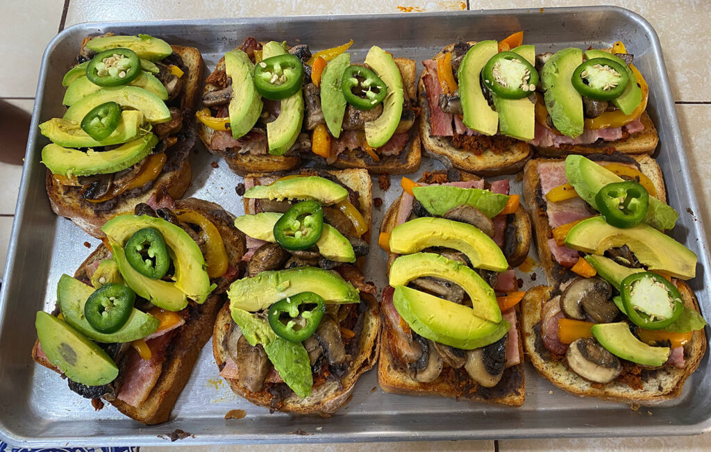 the mexican mollete at zandoyo